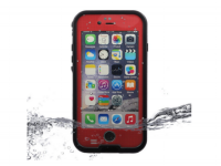 Eonfine iPhone 6 Waterproof Case 6.6ft Underwater Extreme Durable Protection and IP68 Certified Waterproof Impact Resistant Finger Recognition Touch ID Shockproof Snowproof Dustproof Cover for iPhone 6 4.7″ Color Red