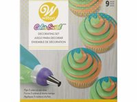 Wilton 2104-7072 ColorSwirl 3-Color Coupler 9-Piece Decorating Kit, 2104-7072