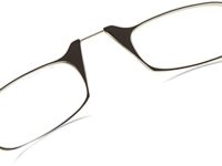 ThinOPTICS Reading Glasses on your Phone, Universal Pod Black Case , +1.50 Black Glasses